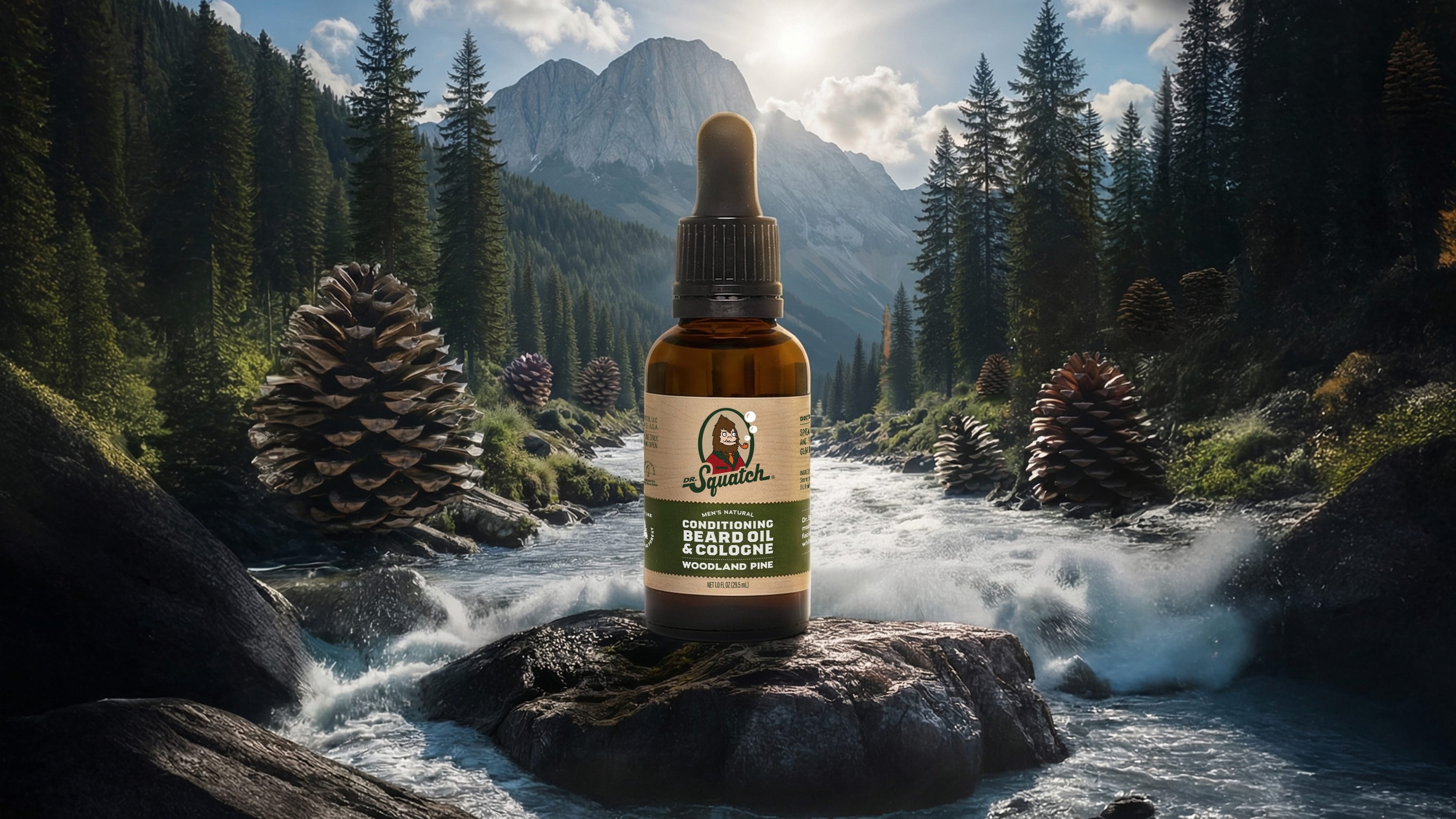Dr. Squatch Conditioning Beard Oil & Cologne Woodland Pine — product photo 2 of 7