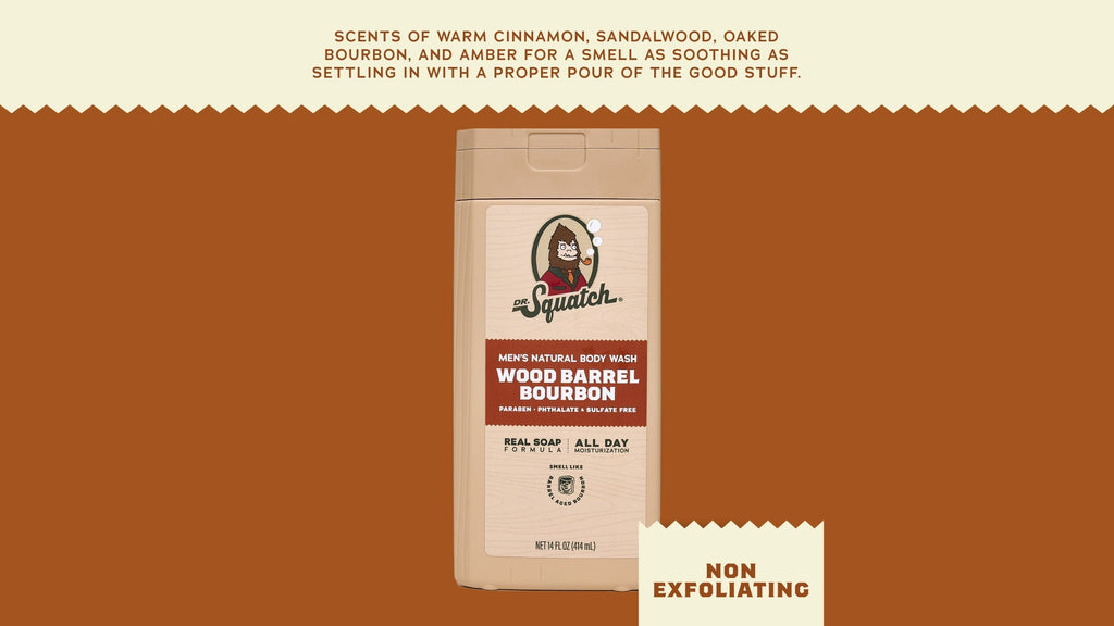 Dr. Squatch brand and ingredient story panel