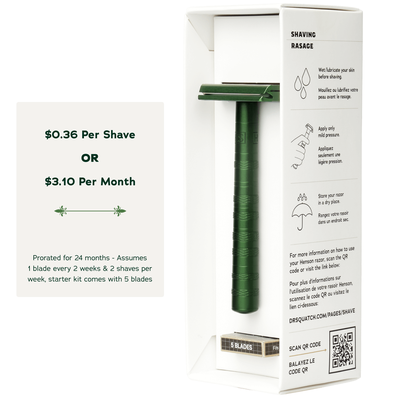 Promotional graphic for Dr. Squatch Clean Cut Bundle gift set