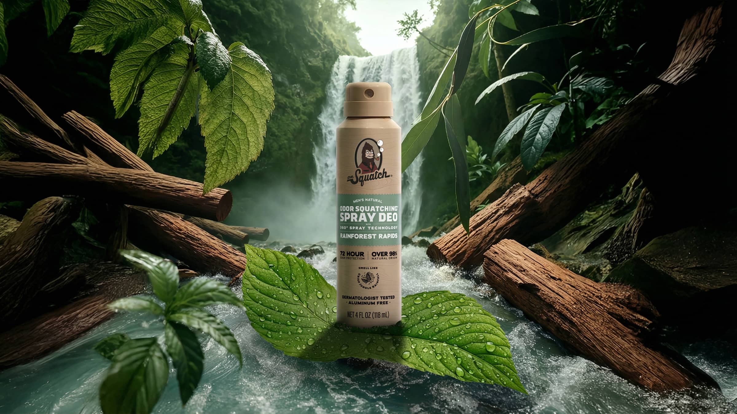 Dr. Squatch Rainforest Rapids Spray Deodorant