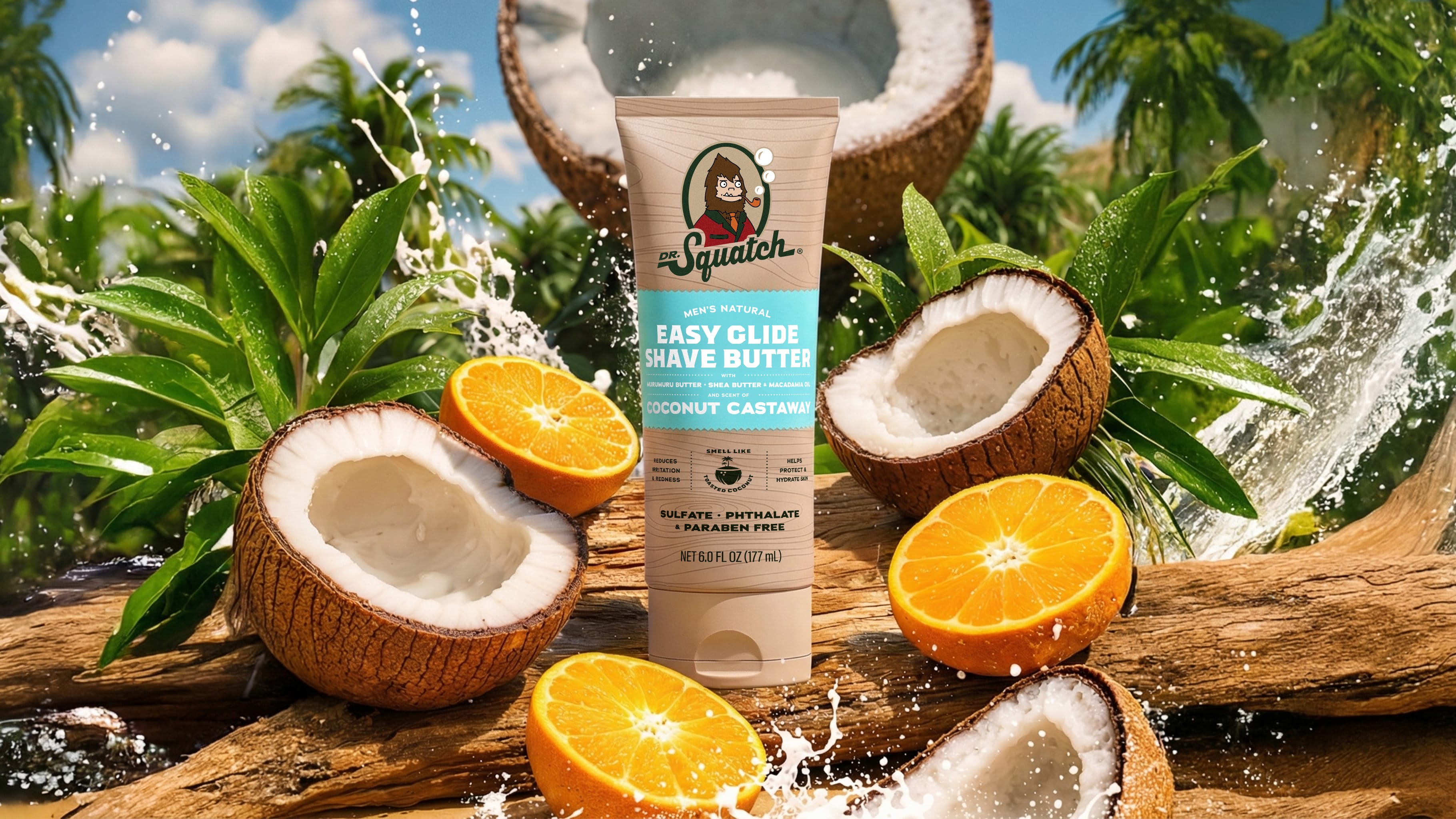 Dr. Squatch Easy Glide Shave Butter Coconut Castaway — product photo 2 of 6